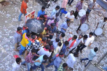 Katamarayudu Movie Release Hungama at RTC X Roads